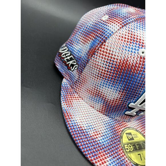 Los Angeles Dodgers 3D Comics New Era 59Fifty Fitted Multi-Color Cap Hat 7 1/8 - Picture 2 of 8